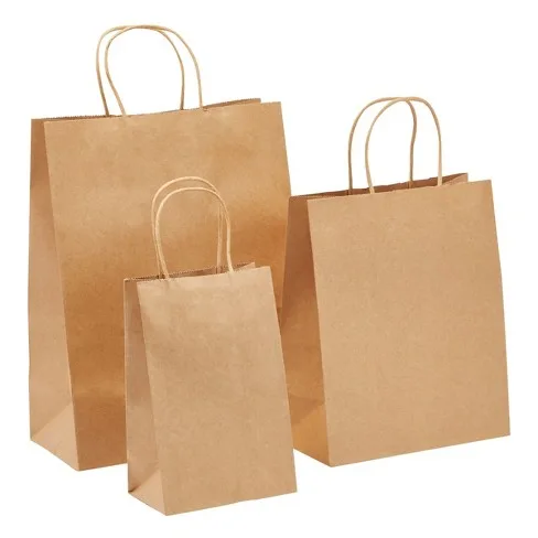 Stockroom Plus 90 Pack Brown Kraft Paper Bags With Handles For Boutiques,  Grocery Shopping, Diy Crafts, 3 Sizes : Target
