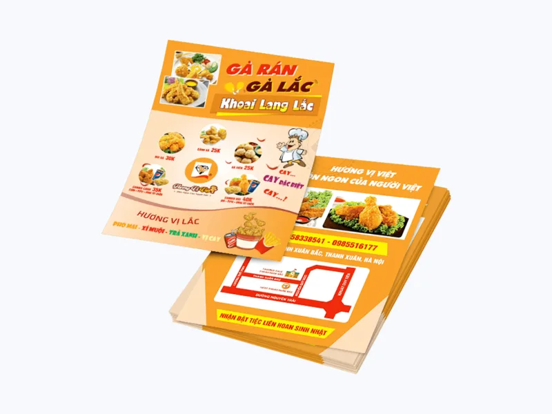 Minh họa tạm: Tờ rơi giá rẻ